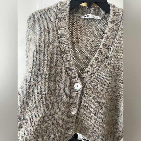 Zara Cozy Knit Cardigan Sweater - Picture 3 of 5